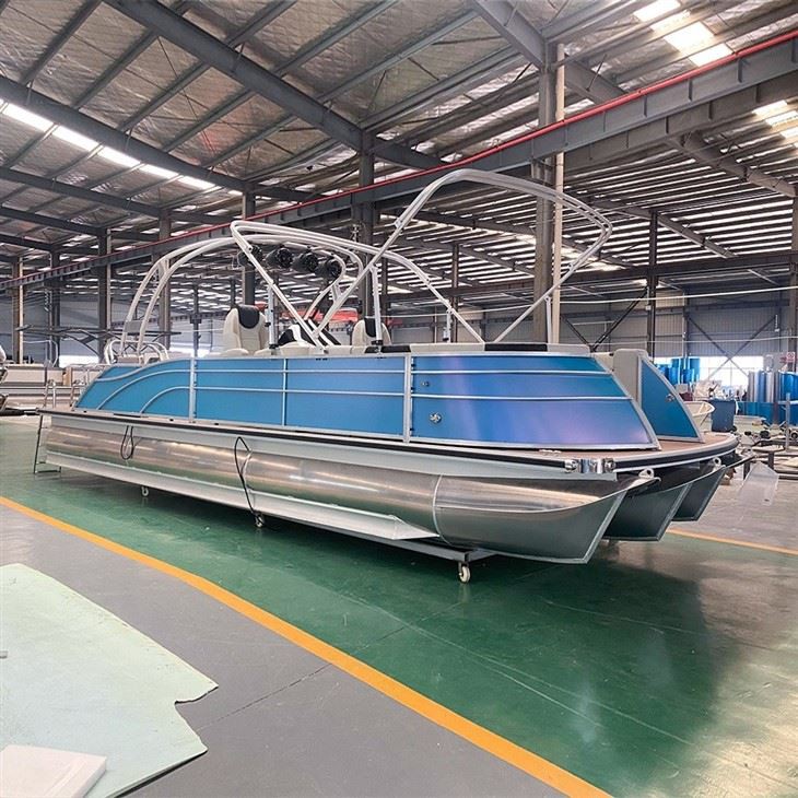 30ft Luxury Pontoon Boat factory