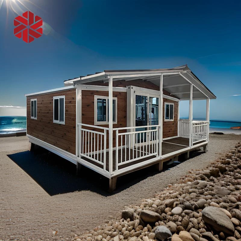 Expandable Container House 2 Bedroom Modern Luxury Prefabricated Prefab Steel Foldable House Homes