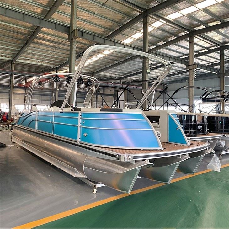 Leisure Aluminum Pontoon Boat factory