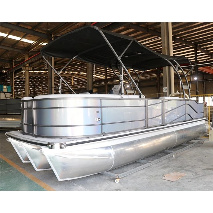 Pontoon Boat For Party Sightseeing high quality