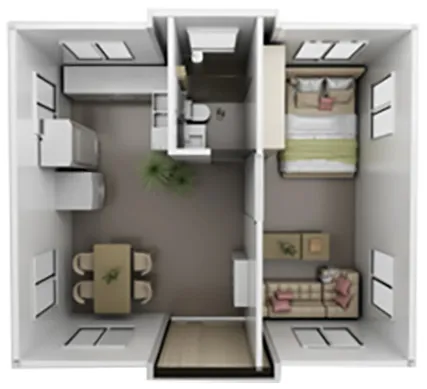 40ft Expandable Modular Home 40ft Expandable Modular Home